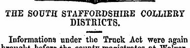 THE SOUTH STAFFORDSHIRE COLLIERY DISTRIC...