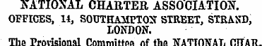 RATIONAL CHARTER ASSOCIATION. OFFICES, 1...