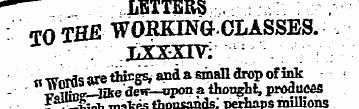 "-— LETTERS . TOTflfi WOBEINGCLASSES. , ...