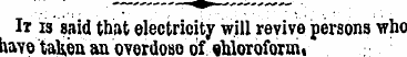 Ir is said that electricity will revive ...
