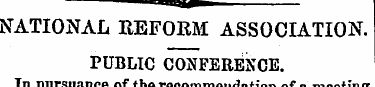 —~-~ nai$g_^^^^ NATIONAL REFORM ASSOCIAT...