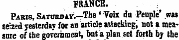 FRANCE. Paris, SATmu»Ar.-rThe « Voix du ...