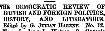 THE DEMOCRATIC REVIEW OF BRITISH AND FOR...