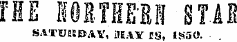 rSE I0BTHMH STAB SA'l'UBBDAV, iTE.VSf BS, IS50.