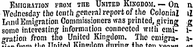 Emigratios from me United Kingdom. — On ...