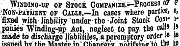 Winding-up of Stock Companies.—Process o...