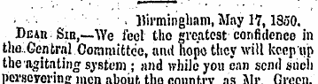 • • ¦'• •. Birmingham, May 17,1350. Drun...