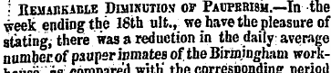 ¦ Keuakkable Diminution of Pauperism.—In...
