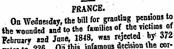 FRANCE. On Wednesday, t he b i ll for g ...