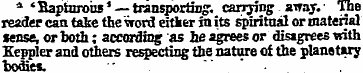 * 'Baptarous* — transporting; carrying a...