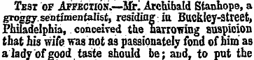 Test of Ajteciion.—MrC Archibald Stanhop...