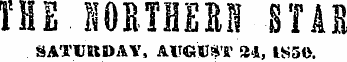 THE HOBTHEEH STAR SATURDAY, AUGUST 24, IS50.
