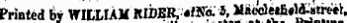 WeswuMteratttie Printed by WILLIAM RIDBR ^;Wo t. mfaaa&Umiia