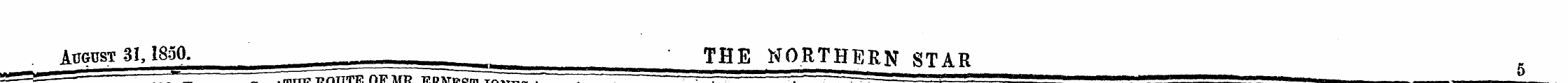 ' ROUTE OF MR August 31,1850. ~~-^_ ____...