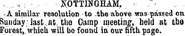NOTTINGHAM.. -A similar resolution to .t...