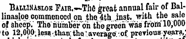 BallINAsloe Fair.—The great annual fair ...