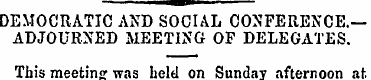 DEMOCRATIC AND SOCIAL CONFERENCE.— ADJOU...