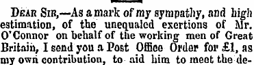 Dear Sib,—As a mark of my sympathy, and ...