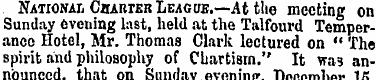 National Charter League.—At the meeting ...