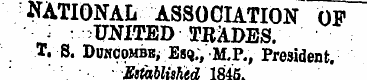 NATIONAL ASSOCIATION OP : UNITED TRADES....