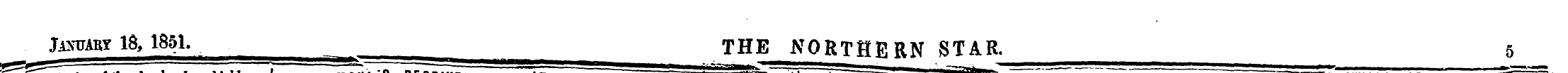 l January IS, 1851. THE NORTHERN STAR ; ...