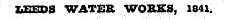U2EDS WATER WOKKS, 1841.
