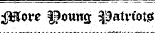 $Jlore .f?oung . 3J3atvfot0