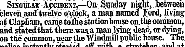 SixGTiUR ApcroExi,—Oa Sunday night, jbet...