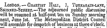 London. — Chartist Halt., 1, Turnagain-l...