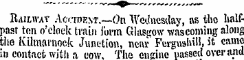 Railway AcaoEXT.—On Wednesday, as the ha...