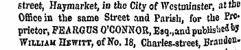 street, Haymarket, in the City of Westmi...