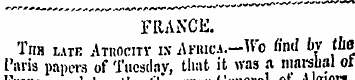 FRANCE. Tim late ArnociTr is Afmca.-Wo f...
