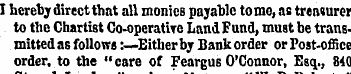 I hereby direct that all monieB payable ...