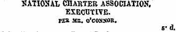 XATIOXaL CHARTER ASSOCIATION. EXECUTIVE....