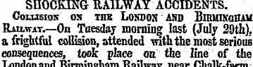SHOCKING RAILWAY ACCIDENTS. Gotusios os ...
