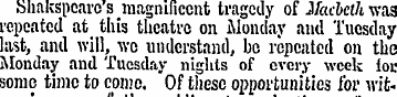 Shakspeare's magnificent tragedy of Macb...