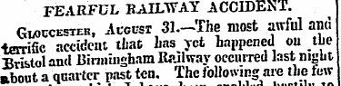 FEARFUL BAILWAY ACCIDENP. Gwccesti-r, Ac...