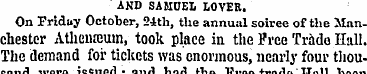 AND SAMCEL LOVEK. On Friday October, 2it...