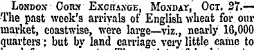 London Cons Exchange, Monda y , Ocr. 27....