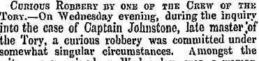 Curious Robbery by one op the Crew of th...