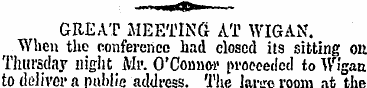 GREAT MEETING AT WIGAN. When the confere...