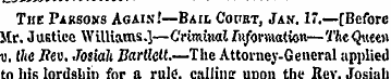 The Parsons Again.'—Bail Coubt, Jan. 17....