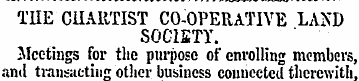 THE C1IA11TIST CO-OPERATIVE LAND SOCIETY...