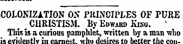 COLONIZATION ON PRINCIPLES OF PURE CURIS...