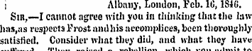 i Albany, London, Feb. 10,1S48. Sin,—I c...