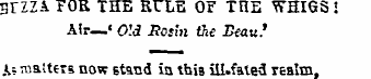 STZZA FOR THE RULE OF THE WHIGS ! Air—' ...