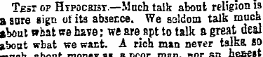Test of Hipoceist—Much talk about religi...