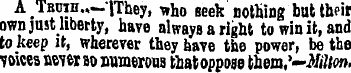 A Troth., —TThey, who seek nothing but t...
