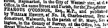 , Haymarket, in the City of Westmi* ster...