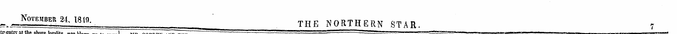 November 24. 1819. THE NORTHERN STAB. __...